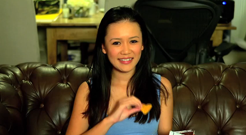 Natalie Tran typically begins her videos with a friendly "Hi". Screenshot from "Where Did It Go??".