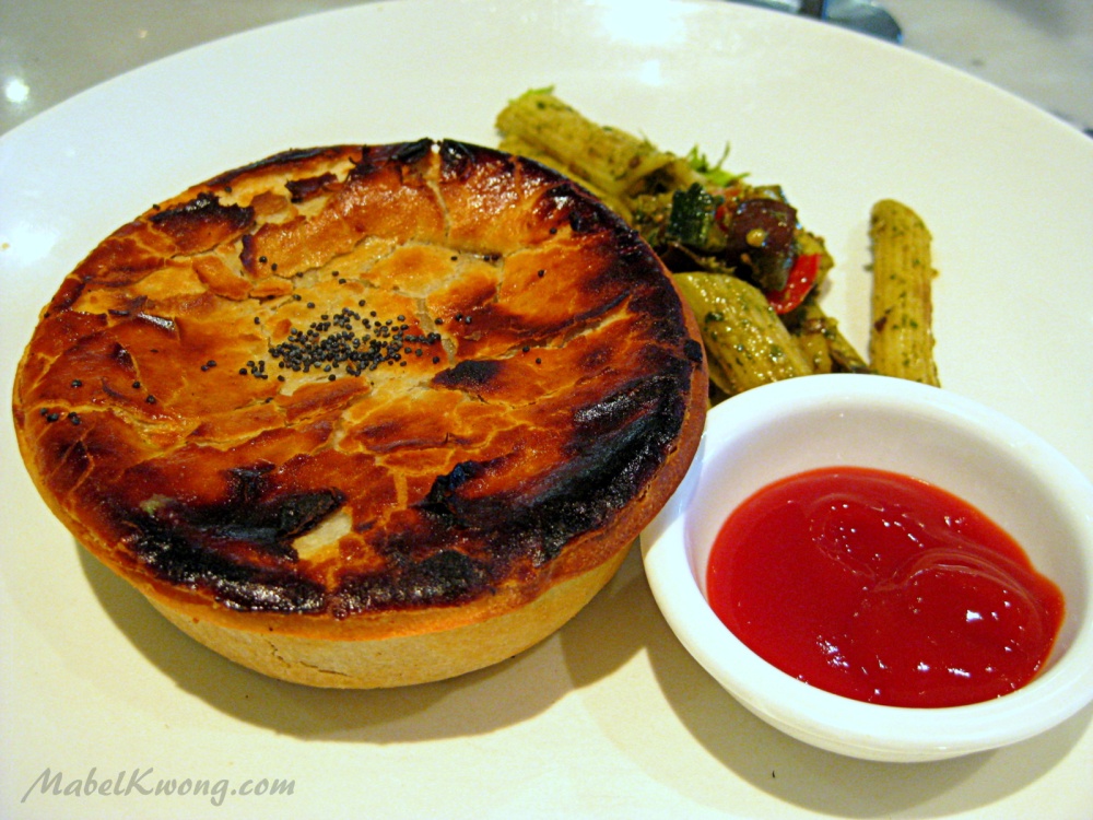 Meat pie. A popular breakfast and lunch option with Aussies.