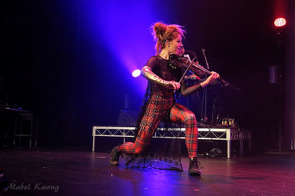 Electric Daisy Violin. Fancy footwork.