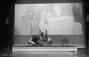 Crystallize. The famous back-bend while still playing the violin.