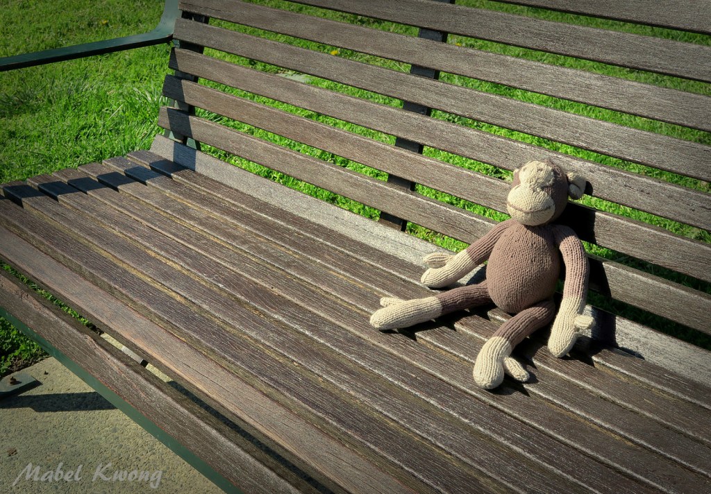 Australia's Mr Wobbles. Brown as nature's bark. Loves sunshine.