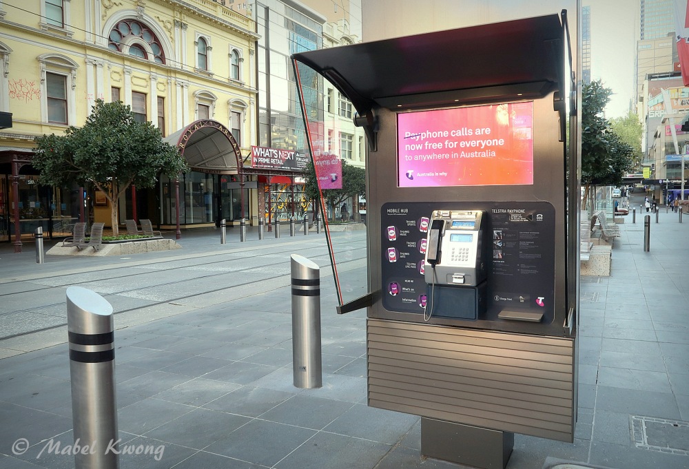 Public Payphone, Bourke Street Mall, Melbourne, Australia