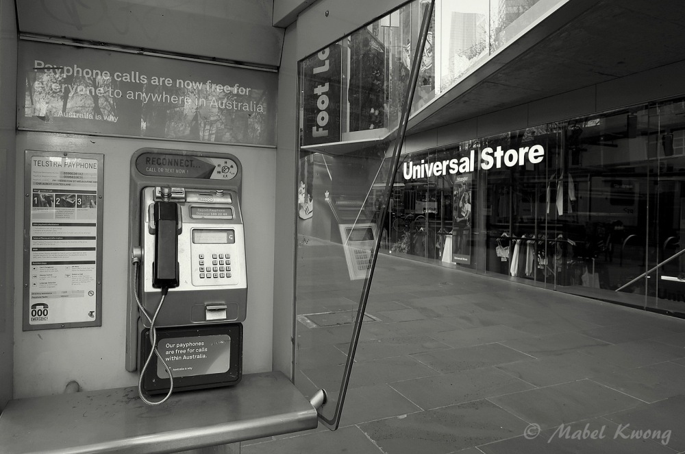 Public Payphone (1), Swanston Street, Melbourne, Australia